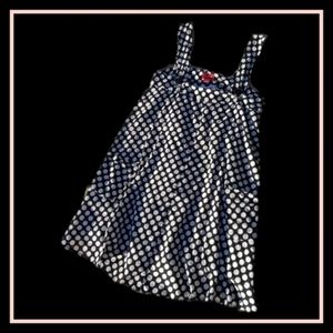 Vintage NoLita NYC Polka Dot Pinafore Dress